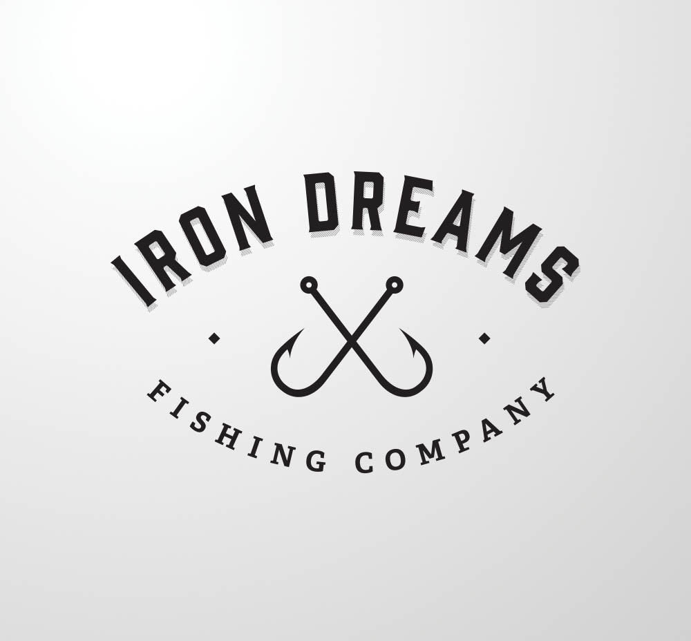 Iron Dreams Fishing Company Logo – Hayley Tarrant Design & Branding